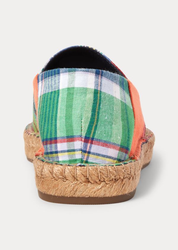 Ralph Lauren Madras Patch Espadrilky Viacfarebný | nA4Lub0q
