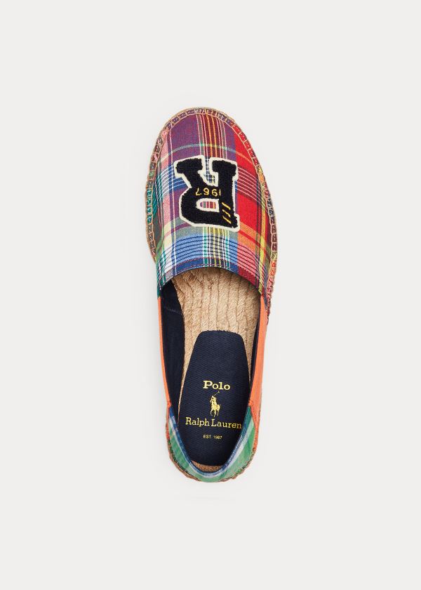 Ralph Lauren Madras Patch Espadrilky Viacfarebný | nA4Lub0q