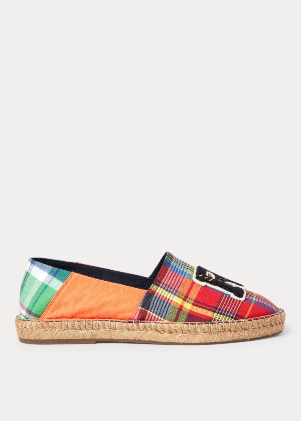 Ralph Lauren Madras Patch Espadrilky Viacfarebný | nA4Lub0q