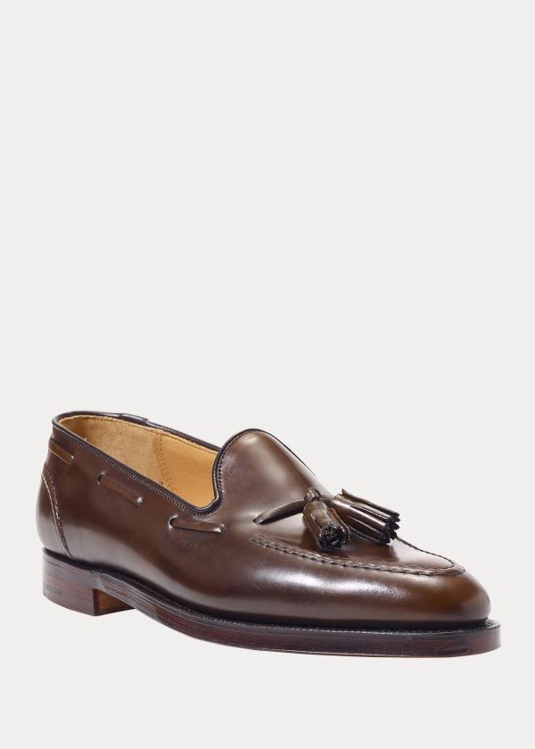 Ralph Lauren Marlow Cordovan Tassel Loafer Tmavě Hnědé | KsVz8giB