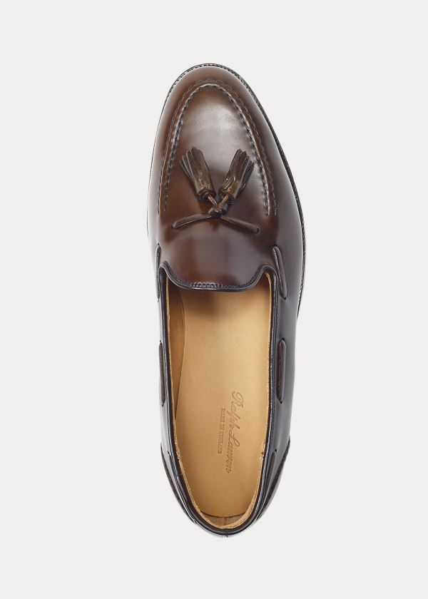 Ralph Lauren Marlow Cordovan Tassel Loafer Tmavě Hnědé | KsVz8giB