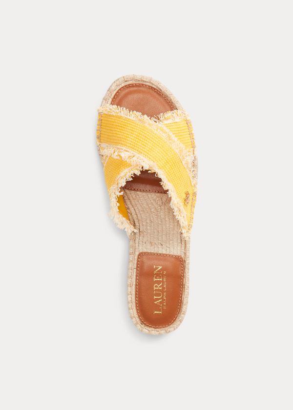 Ralph Lauren Marni Platene Sandal Žluté | V4NKHDgj