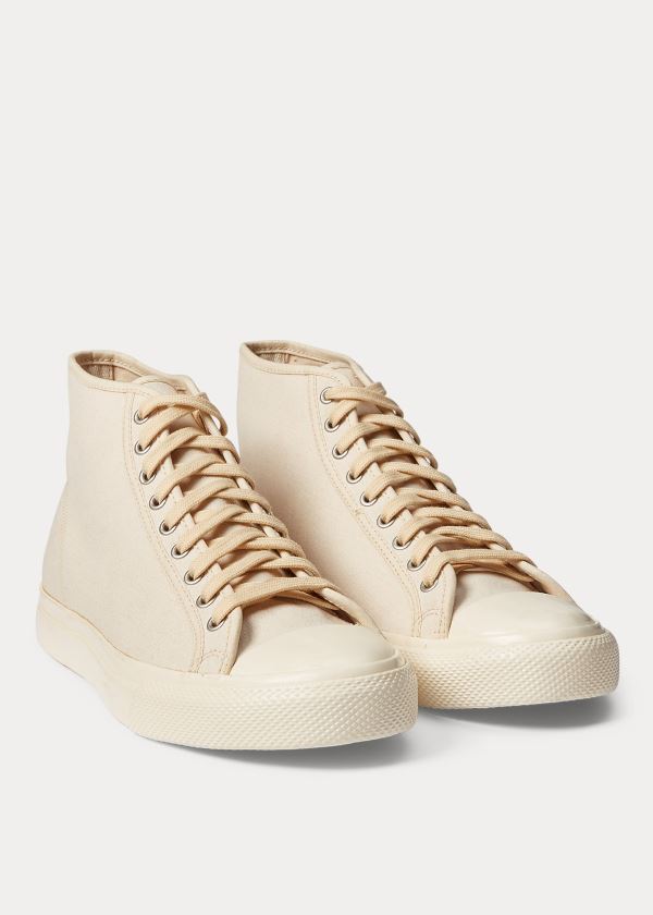 Ralph Lauren Mayport Platene Sneakers Béžový | nPs5VggI