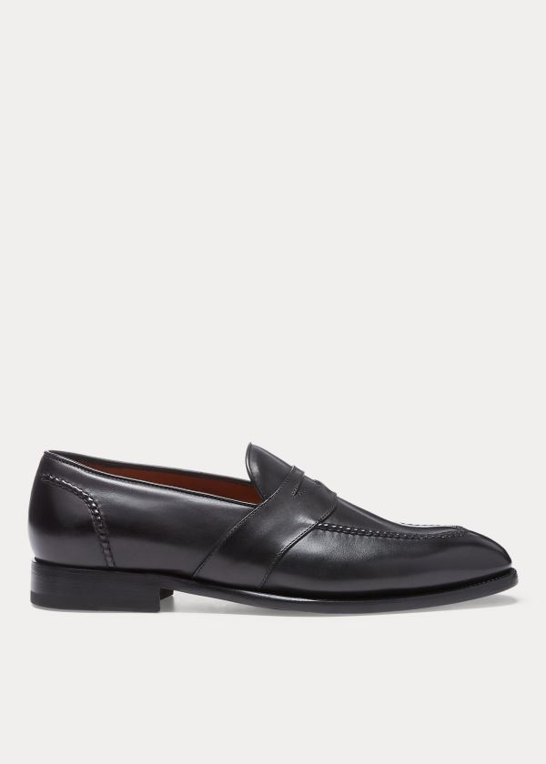 Ralph Lauren Meegan Penny Loafer Černé | SKxNYSik