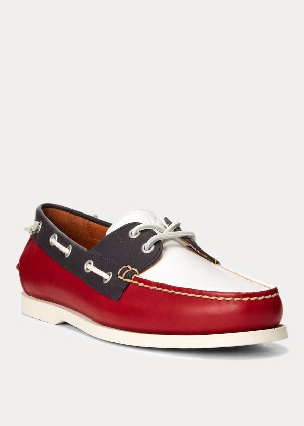 Ralph Lauren Merton Læder Lodní Shoe Viacfarebný | Au8eaHGl