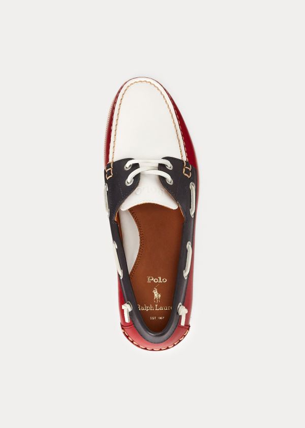 Ralph Lauren Merton Læder Lodní Shoe Viacfarebný | Au8eaHGl