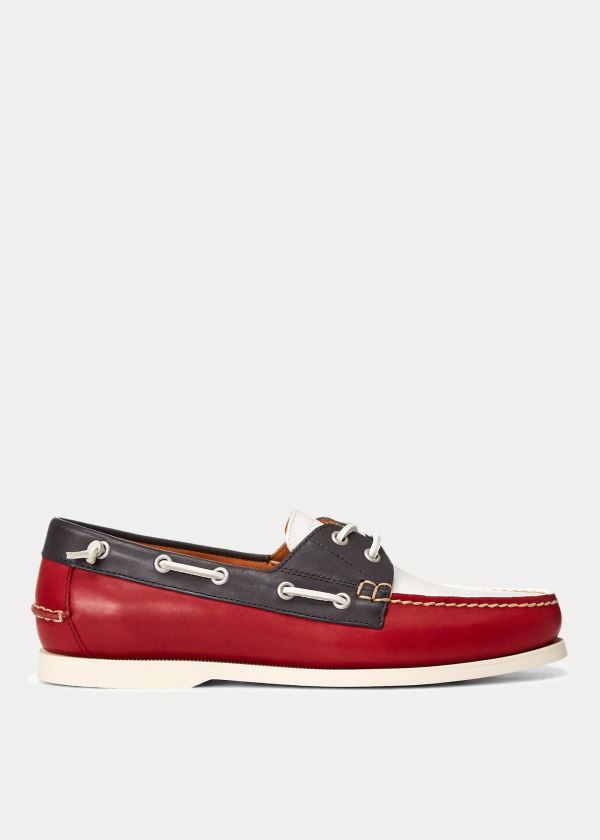 Ralph Lauren Merton Læder Lodní Shoe Viacfarebný | Au8eaHGl