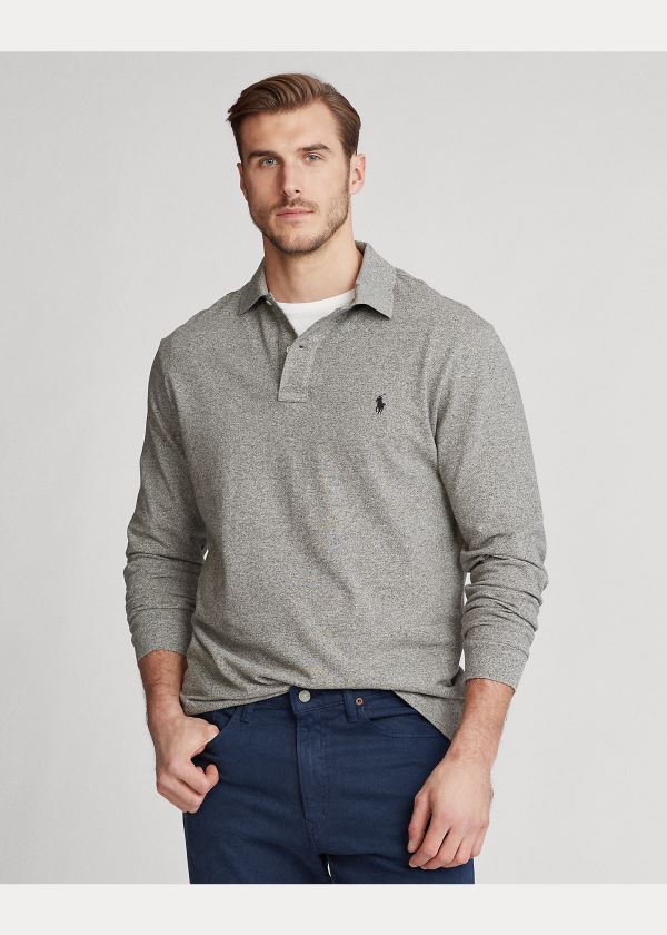 Ralph Lauren Mesh Long-Sleeve Polo Shirt Blankyt | dNkWGAZH