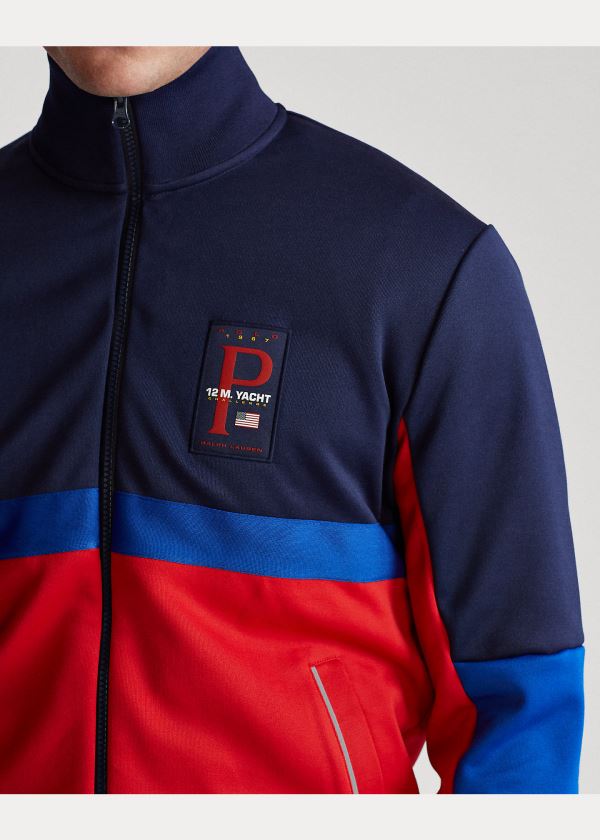 Ralph Lauren Mesh Track Jacket Tmavě Blankyt Viacfarebný | yKKe4hT0