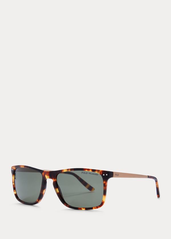 Ralph Lauren Metal Temple Sunglasses Blankyt Leopard | xNOqLxdW
