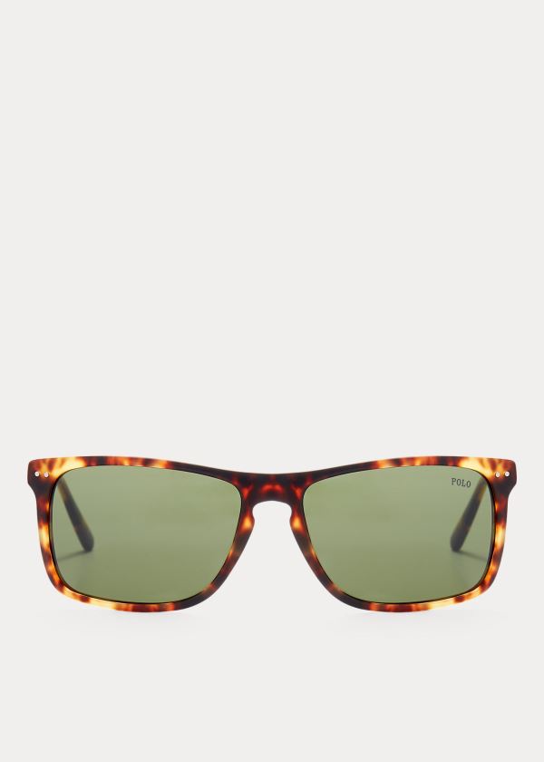 Ralph Lauren Metal Temple Sunglasses Zelene | W3GX6sZ4