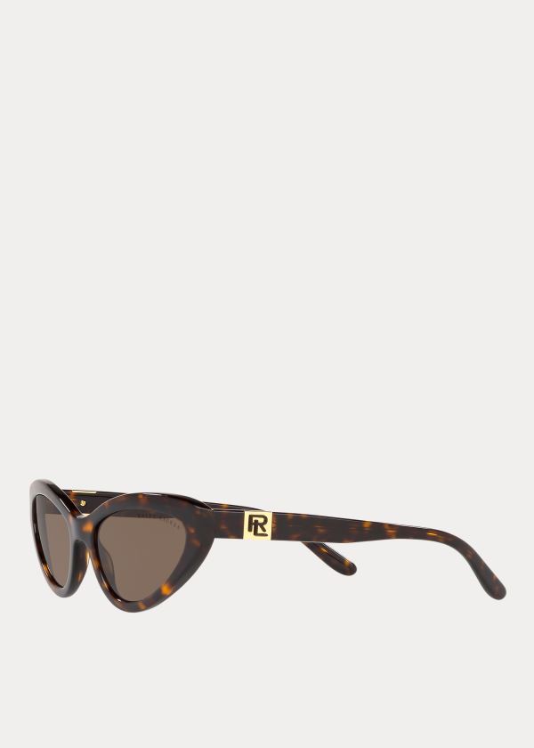Ralph Lauren Modern Cat-Eye Sunglasses Tmavě Zelene Leopard | XPOOUhfe