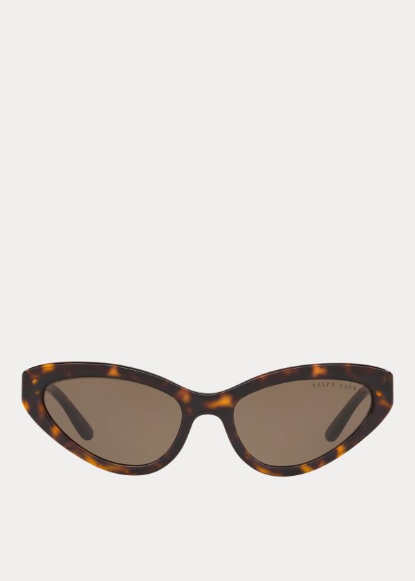 Ralph Lauren Modern Cat-Eye Sunglasses Tmavě Zelene Leopard | XPOOUhfe