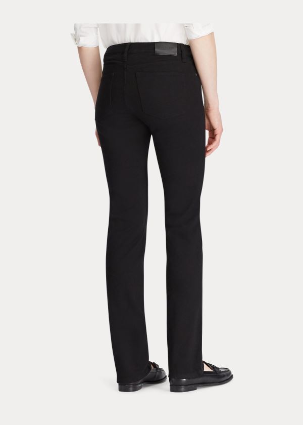 Ralph Lauren Modern Straight Curvy Jean Černé | KIeJgYgi
