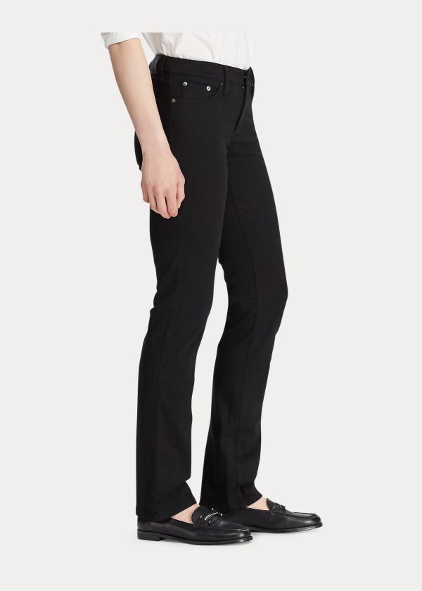 Ralph Lauren Modern Straight Curvy Jean Černé | KIeJgYgi