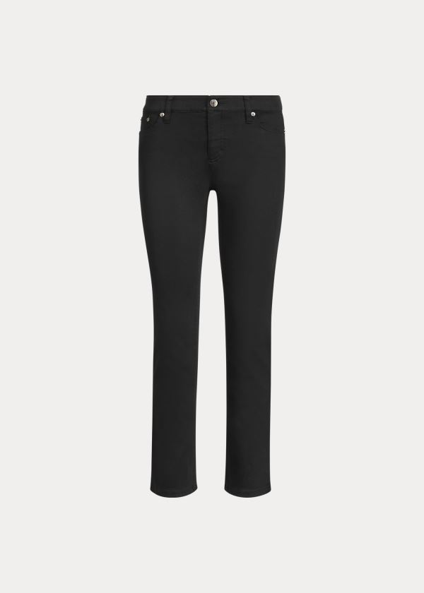 Ralph Lauren Modern Straight Curvy Jean Černé | KIeJgYgi
