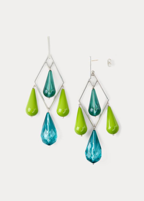 Ralph Lauren Modernist Geometric Earrings Zelene | 0K76tcNY