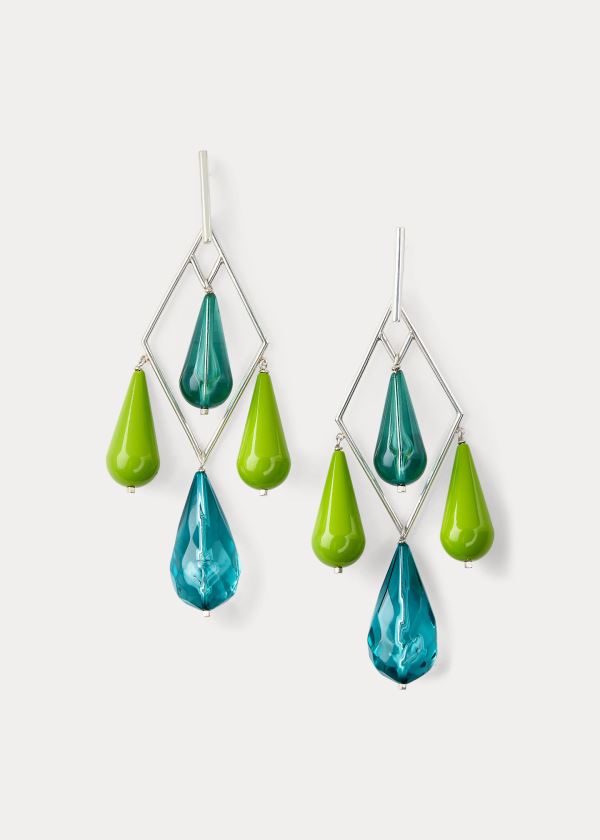 Ralph Lauren Modernist Geometric Earrings Zelene | 0K76tcNY