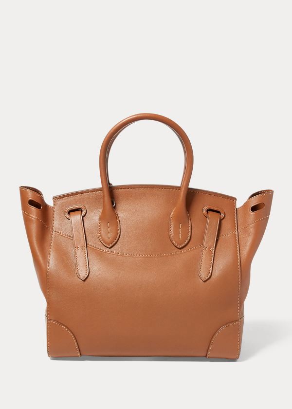 Ralph Lauren Nappa Læder Soft Ricky 33 Tmavě Blankyt | SYB05tU8