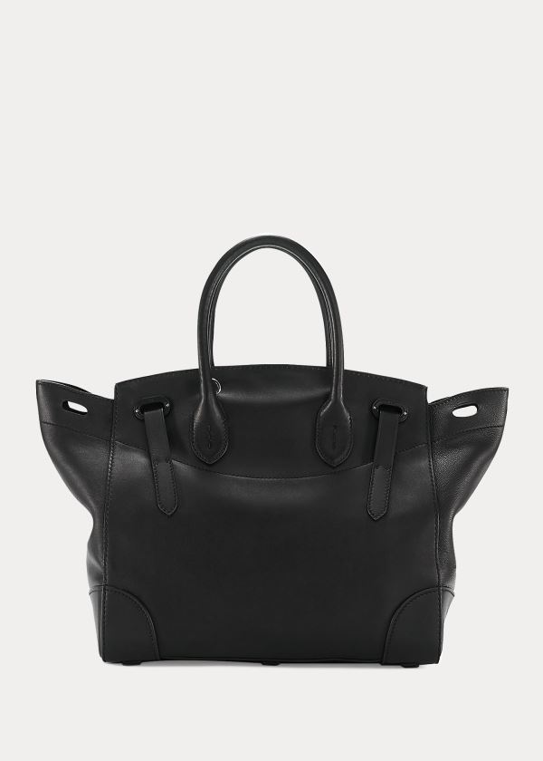 Ralph Lauren Nappa Læder Soft Ricky 33 Černé | mCBA80Sy