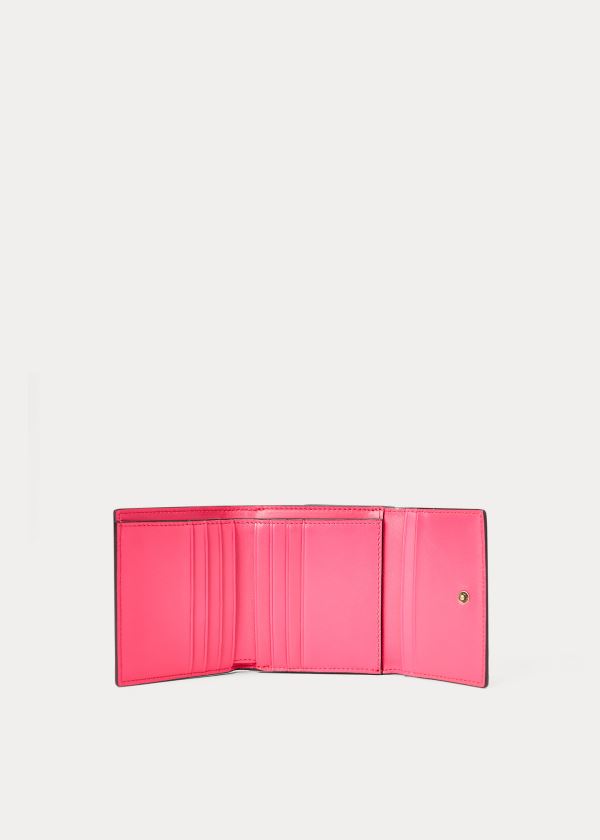 Ralph Lauren Nappa Læder Wallet Růžové | BDxThKp7