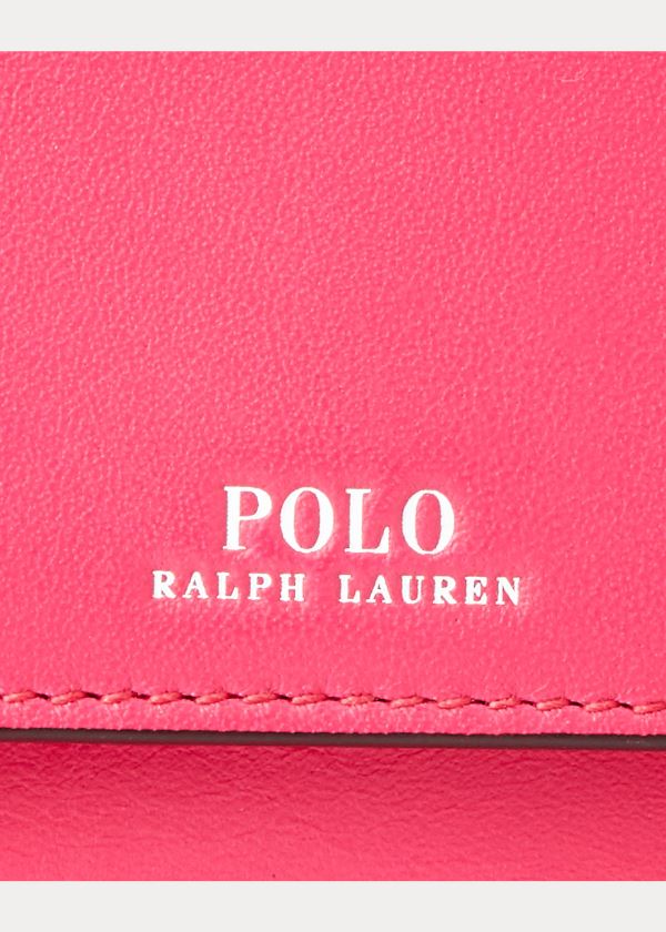 Ralph Lauren Nappa Læder Wallet Růžové | BDxThKp7