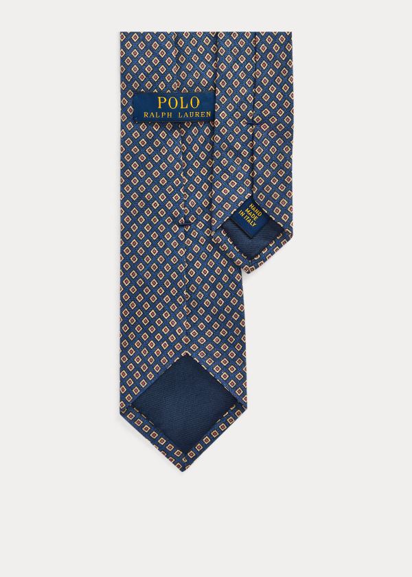 Ralph Lauren Neat Linen Narrow Tie Blankyt | LhBzFORz