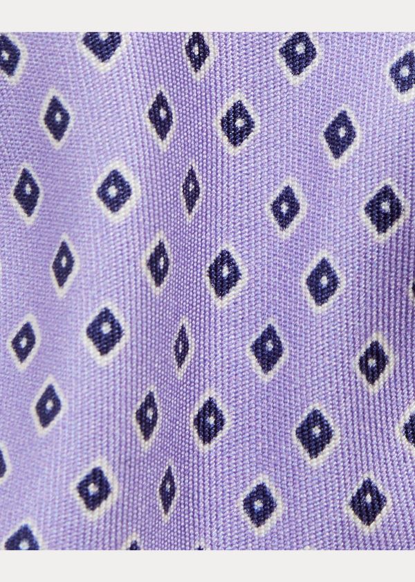 Ralph Lauren Neat Silk Bow Tie Fialové | U49jxw8B
