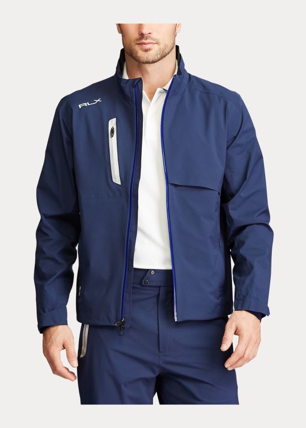 Ralph Lauren Nepromokavé Twill Jacket Tmavě Blankyt | uV2u1yQf