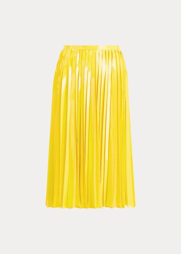 Ralph Lauren Nevina Georgette Skirt Žluté | EkzIVW1u