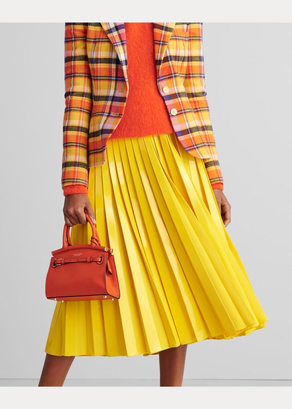 Ralph Lauren Nevina Georgette Skirt Žluté | EkzIVW1u
