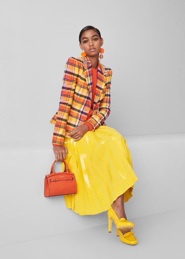 Ralph Lauren Nevina Georgette Skirt Žluté | EkzIVW1u