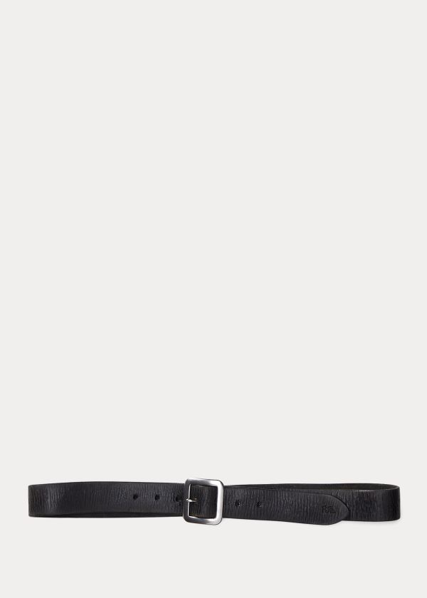 Ralph Lauren New Burlington Læder Belt Černé | cdOqW98H