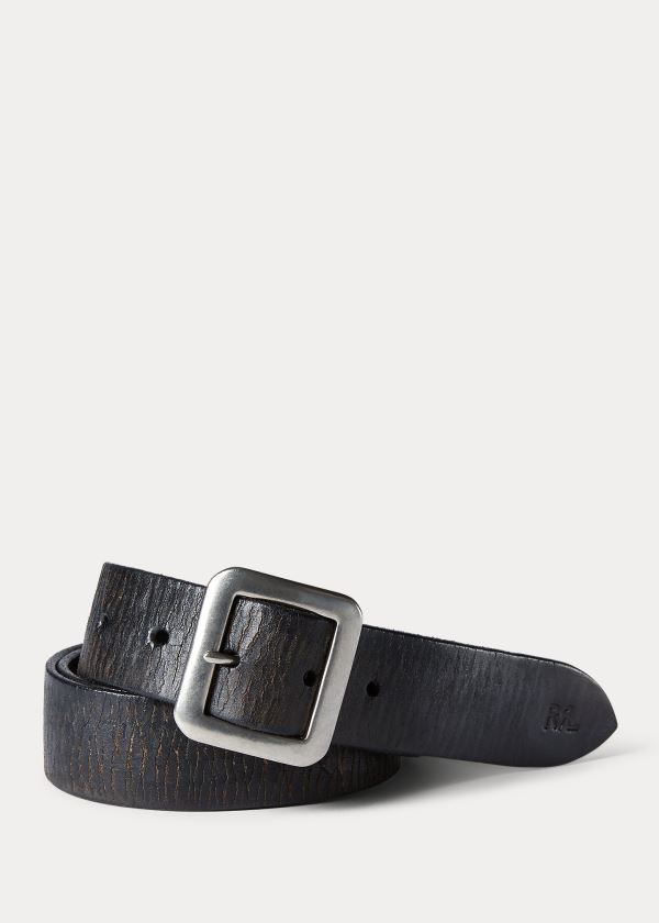 Ralph Lauren New Burlington Læder Belt Černé | cdOqW98H