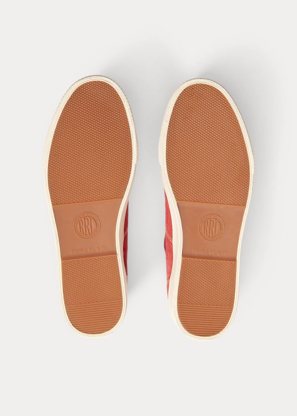 Ralph Lauren New Norfolk Platene Sneakers Červené | RhGyLCGb