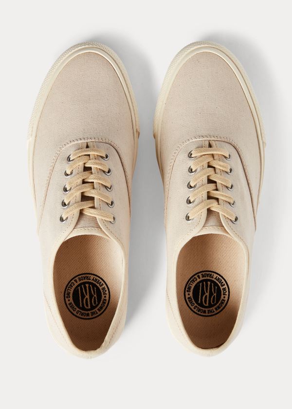 Ralph Lauren New Norfolk Platene Sneakers Béžový | SXGcjx0j