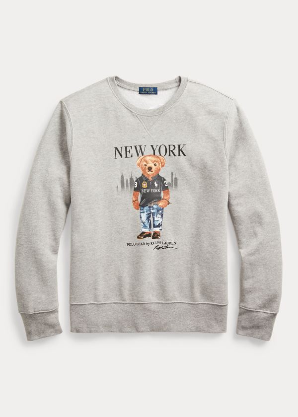 Ralph Lauren New York Bear Sweatshirt Šedé Viacfarebný | Zz75kH1M