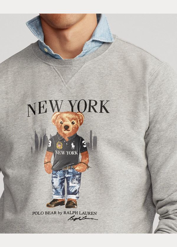 Ralph Lauren New York Bear Sweatshirt Šedé Viacfarebný | Zz75kH1M