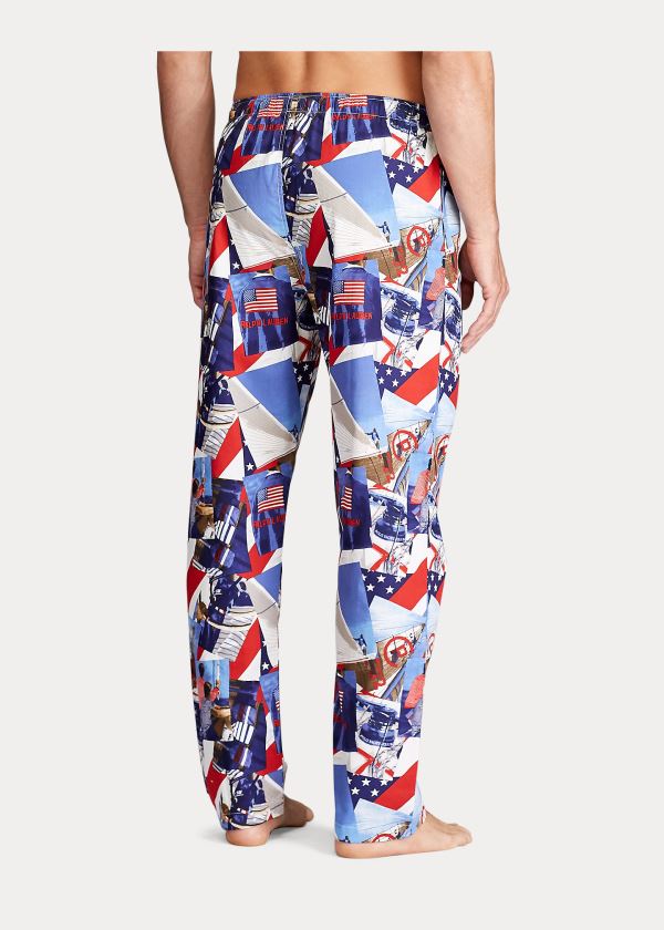 Ralph Lauren Novelty-Print Pajama Pant Viacfarebný | g40XwskB