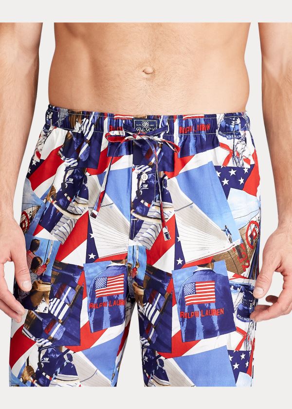 Ralph Lauren Novelty-Print Pajama Pant Viacfarebný | g40XwskB