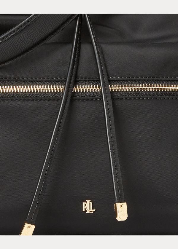 Ralph Lauren Nylon Debby Drawstring Bag Černé | 8y9MRDUi