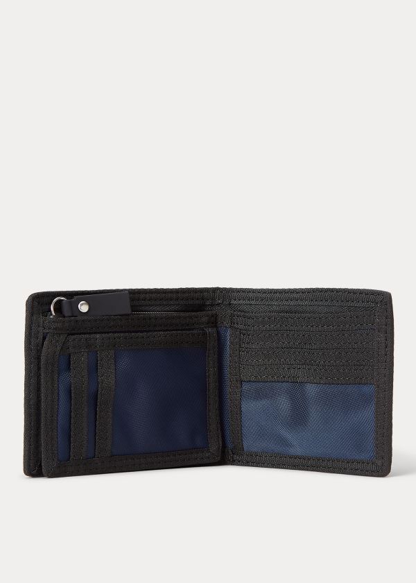 Ralph Lauren Nylon Polo Sportovní Billfold Tmavě Blankyt | 8nHMCAHo