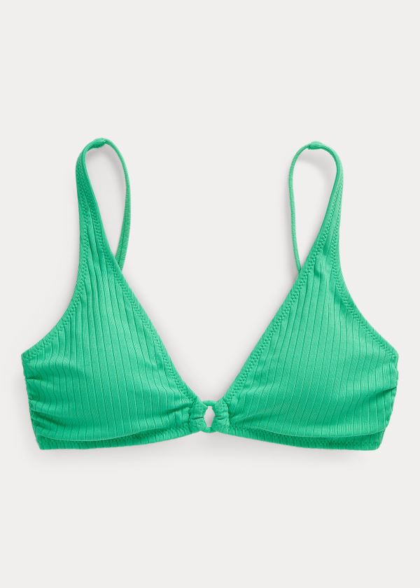 Ralph Lauren O-Ring Bralette Bikiny Top Zelene | ouLw9c68