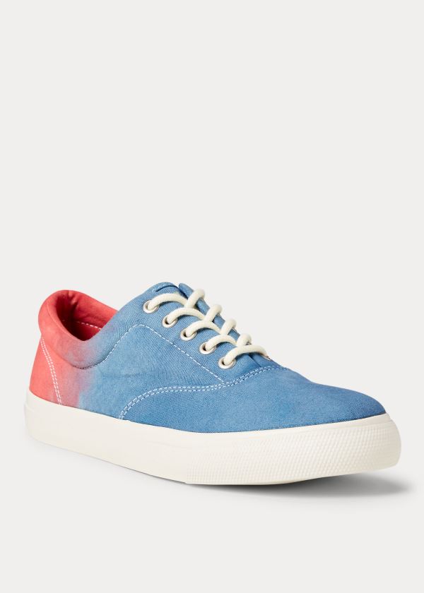 Ralph Lauren Ombré Platene Sneakers Tmavě Blankyt Červené | pjz3keRG