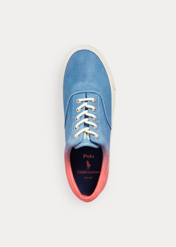 Ralph Lauren Ombré Platene Sneakers Tmavě Blankyt Červené | pjz3keRG