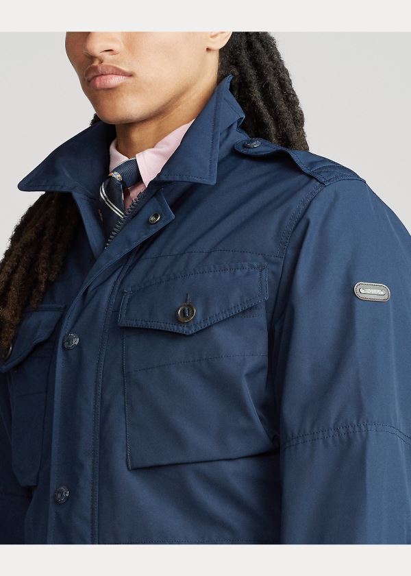 Ralph Lauren Oxford Field Jacket Tmavě Blankyt | PHPpOTMA