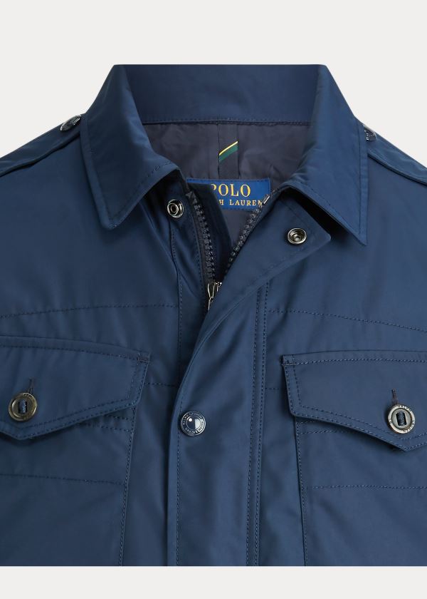 Ralph Lauren Oxford Field Jacket Tmavě Blankyt | PHPpOTMA