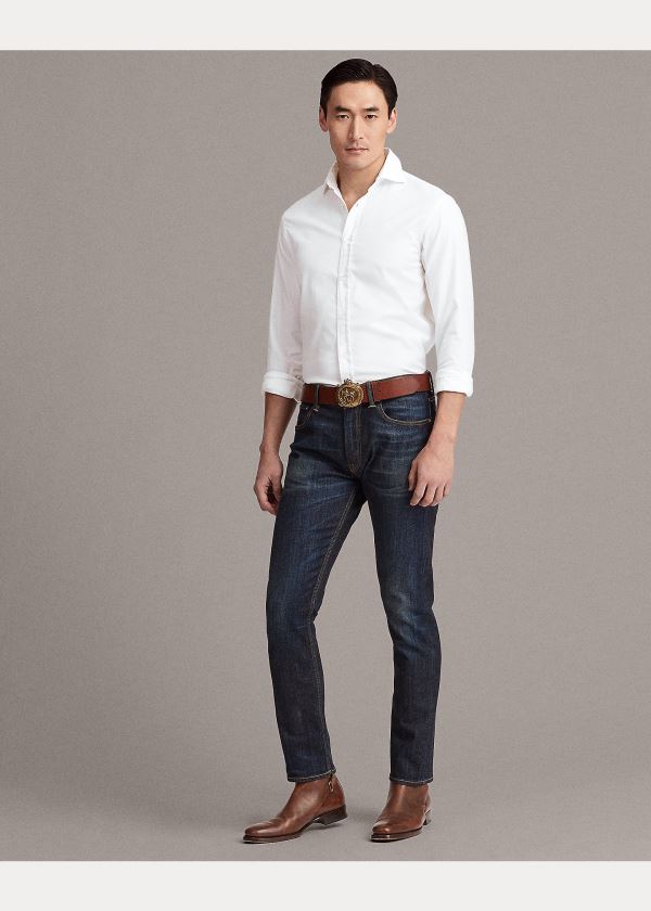 Ralph Lauren Oxford Shirt Bílé | IvH38p08