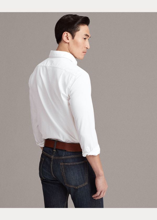 Ralph Lauren Oxford Shirt Bílé | IvH38p08