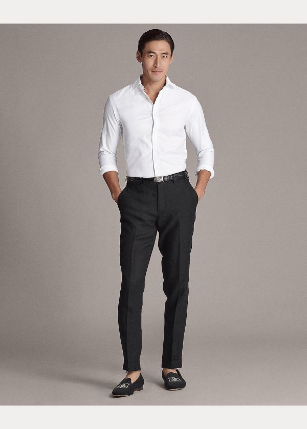 Ralph Lauren Oxford Shirt Bílé | lowax5BQ